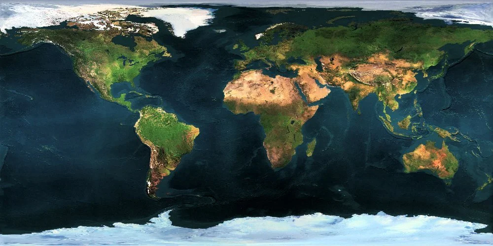 World map showing Bos Sires global reach